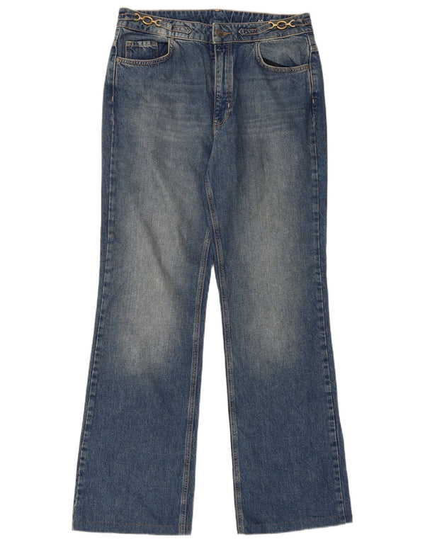 Massimo Dutti Dame High Rise Bootcut Jeans EU 40 Medium W30 L31 Blå