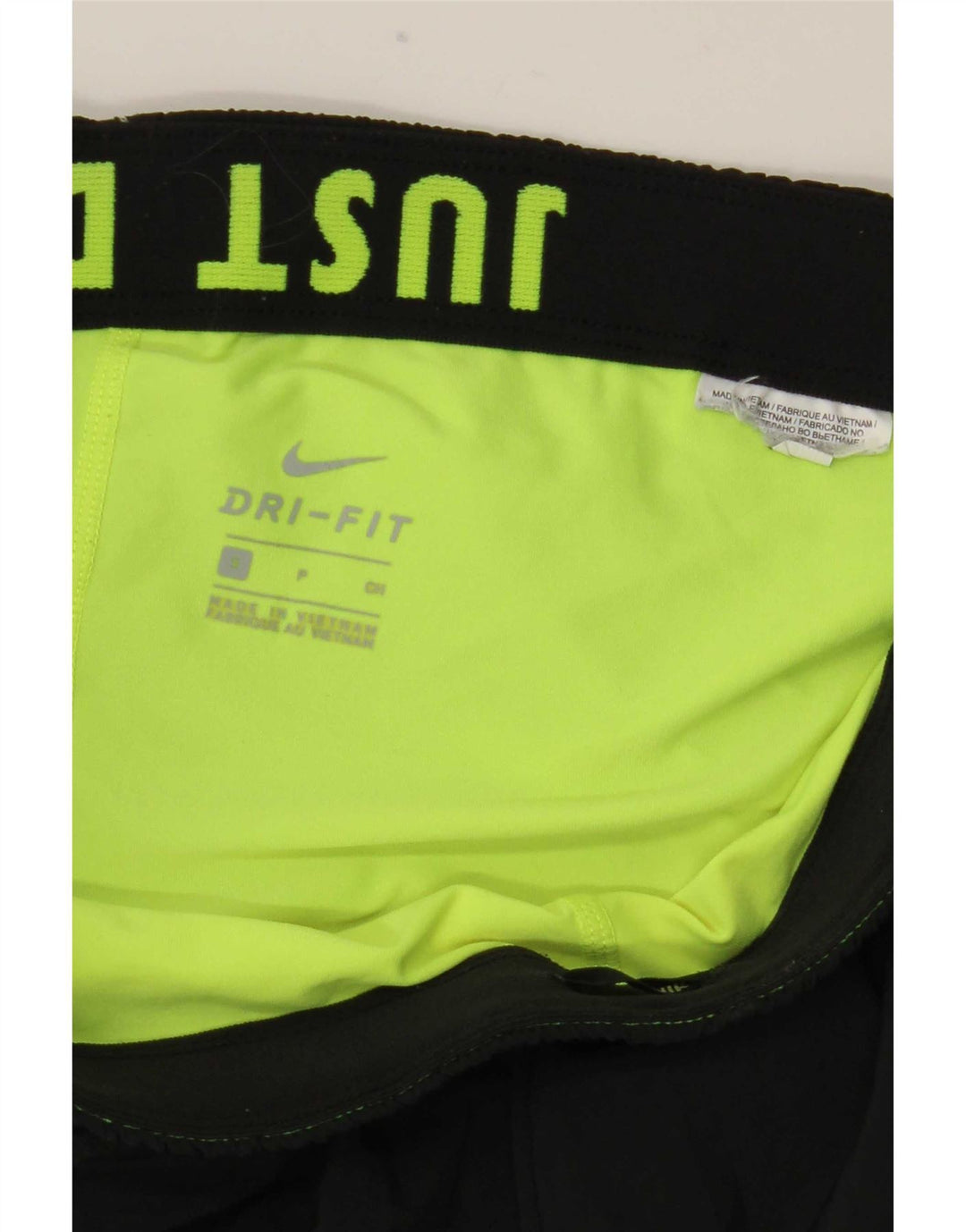 Nike Dame Dri Fit Sport Shorts UK 8 Small Black