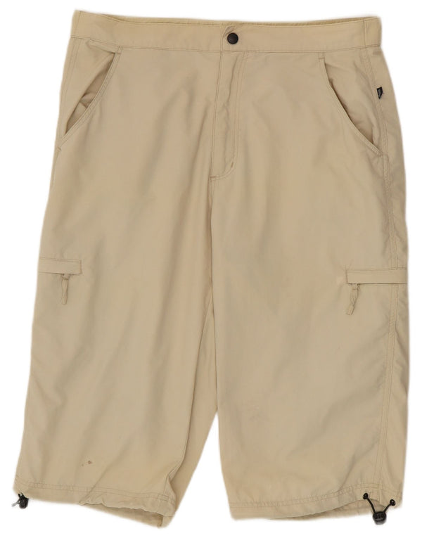 Asics Herre Cargo Shorts W34 Large Beige Polyamid