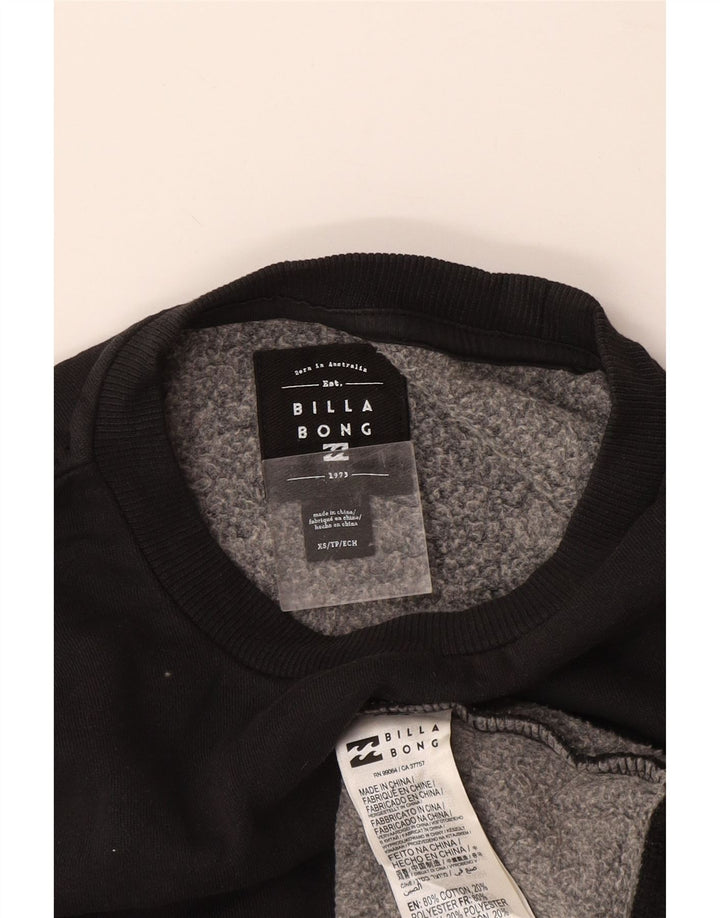 Billabong Herre Sweatshirt Jumper XS Sort Bomuld