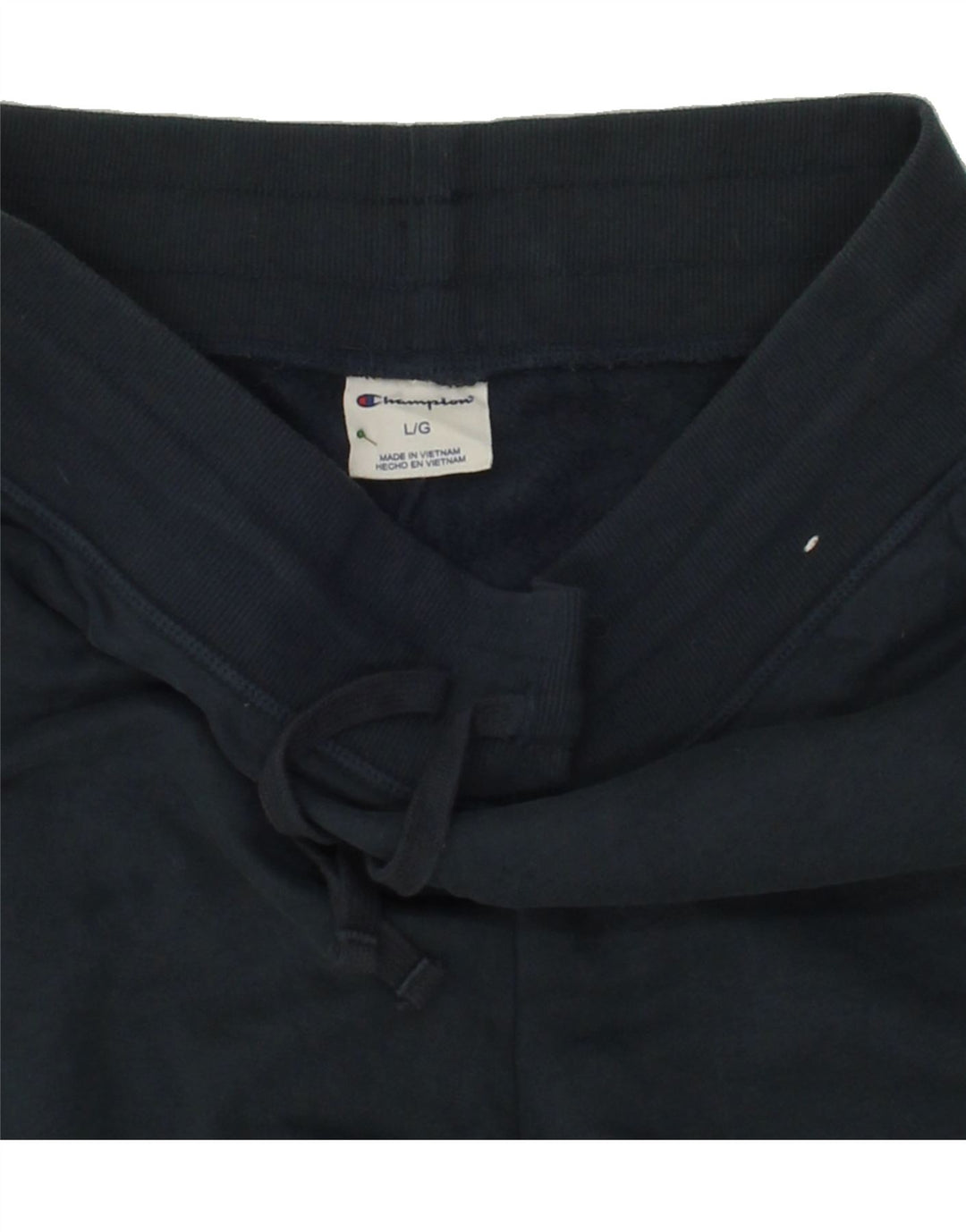 CHAMPION Mens Tracksuit Trousers Large  Navy Blue Cotton Vintage Champion and Second-Hand Champion from Messina Hembry 