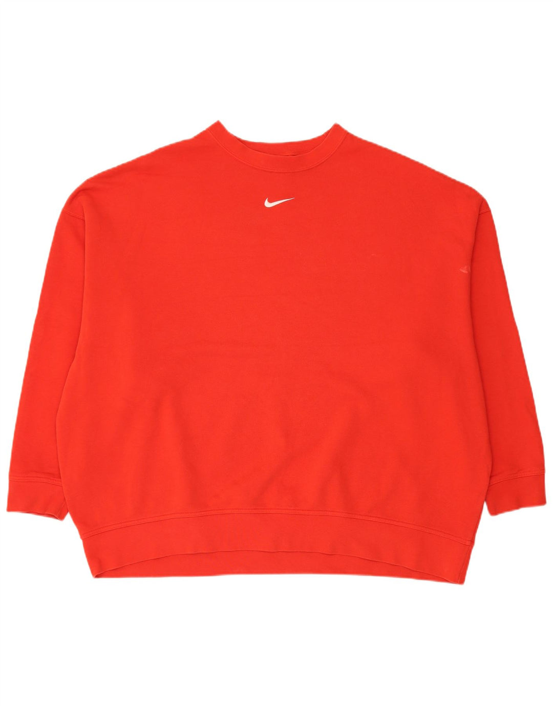 Nike Herre Loose Fit Sweatshirt Jumper Medium Rød Bomuld
