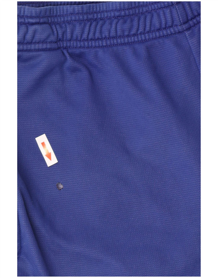 Adidas grafiske sportsshorts til mænd mellemblå polyamid