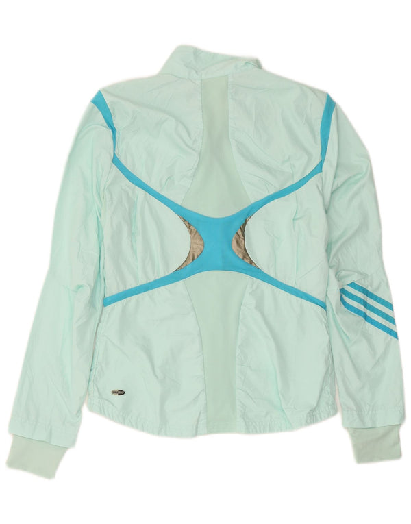 Adidas træningsdragt topjakke til kvinder UK 12 Medium Green Polyester Sports
