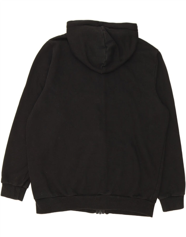 PUMA Mens Graphic Zip Hoodie Sweater Large Black Cotton Vintage Puma and Second-Hand Puma from Messina Hembry 