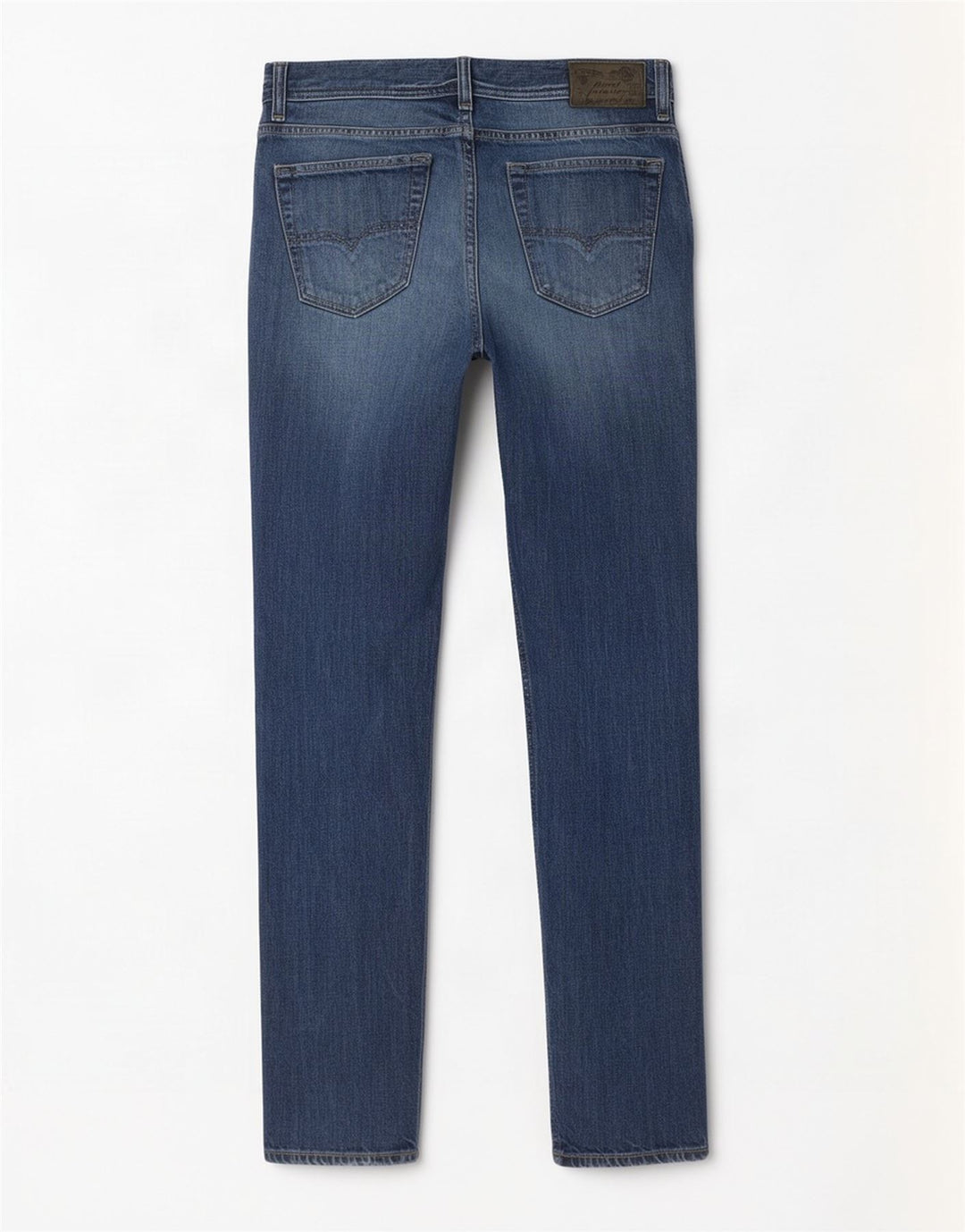 Diesel Dame Kakee Distressed Carrot Slim Jeans W29 L32 Blå Bomuld