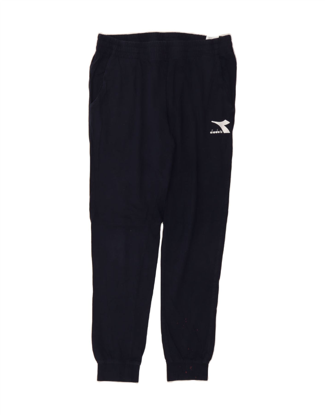 DIADORA Mens Tracksuit Trousers Joggers Medium  Navy Blue Cotton Vintage Diadora and Second-Hand Diadora from Messina Hembry 