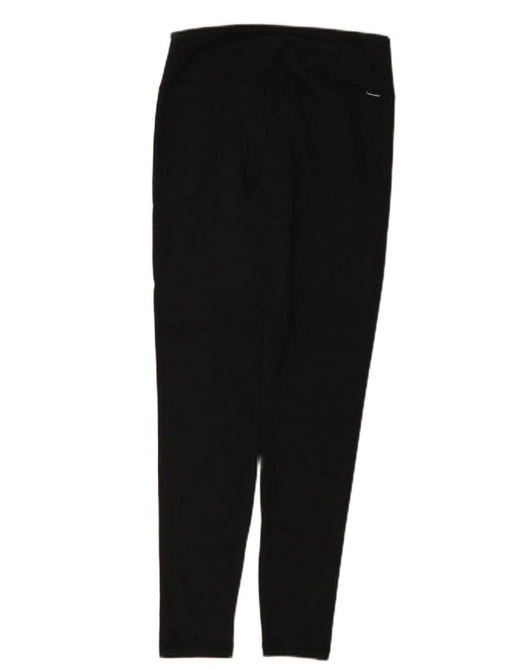CONVERSE Womens Graphic Leggings UK 8 Small  Black Cotton
