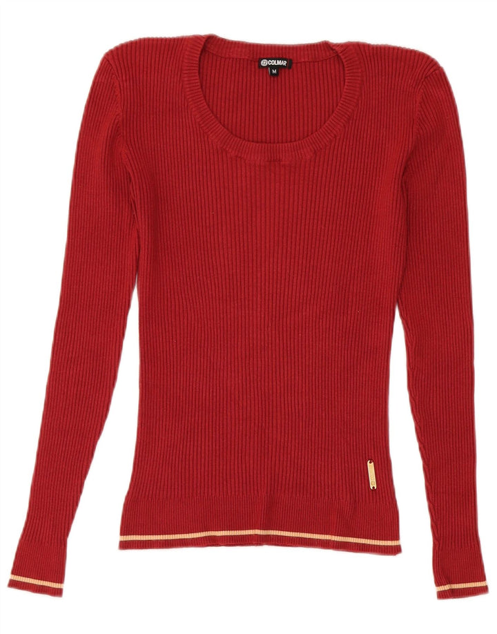 Colmar Dame Boat Neck Jumper Sweater UK 12 Medium Red