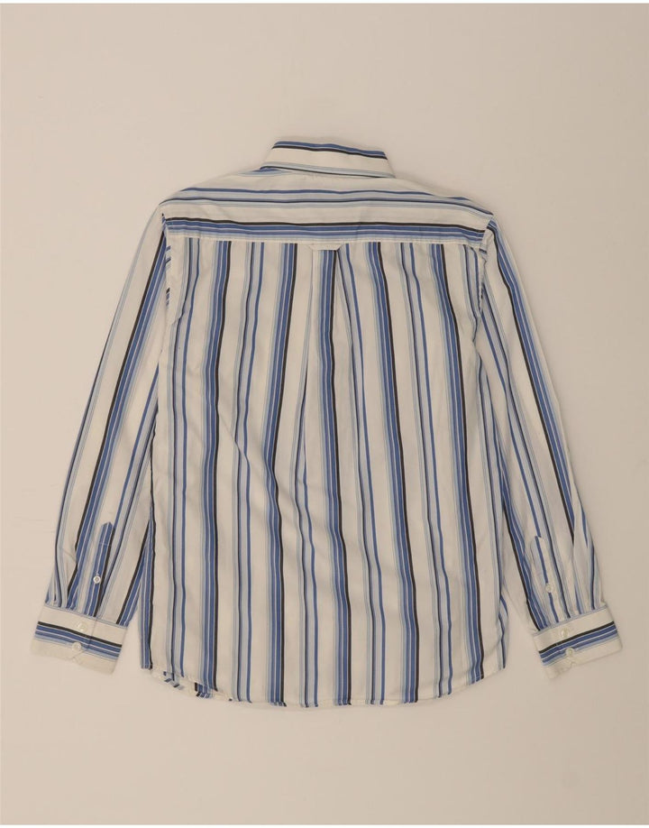 BEN SHERMAN Boys Shirt 14-15 Years Large White Striped Cotton Vintage Ben Sherman and Second-Hand Ben Sherman from Messina Hembry 