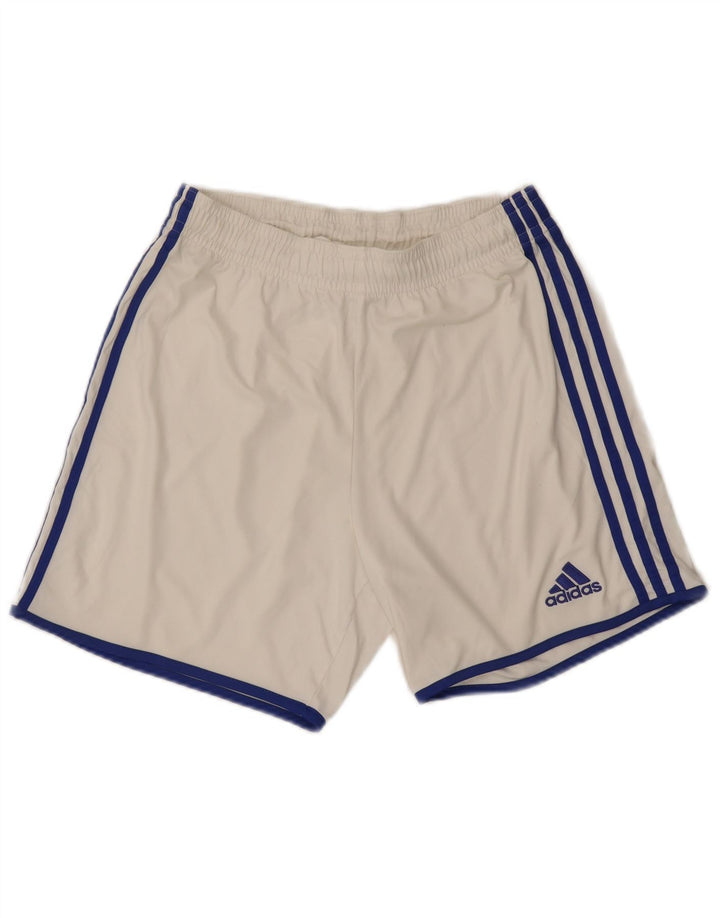 Adidas Herre Climalite Sport Shorts Medium White Polyester