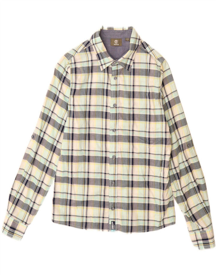 TIMBERLAND drenge flannelskjorte 15-16 år Medium Flerfarvet ternet