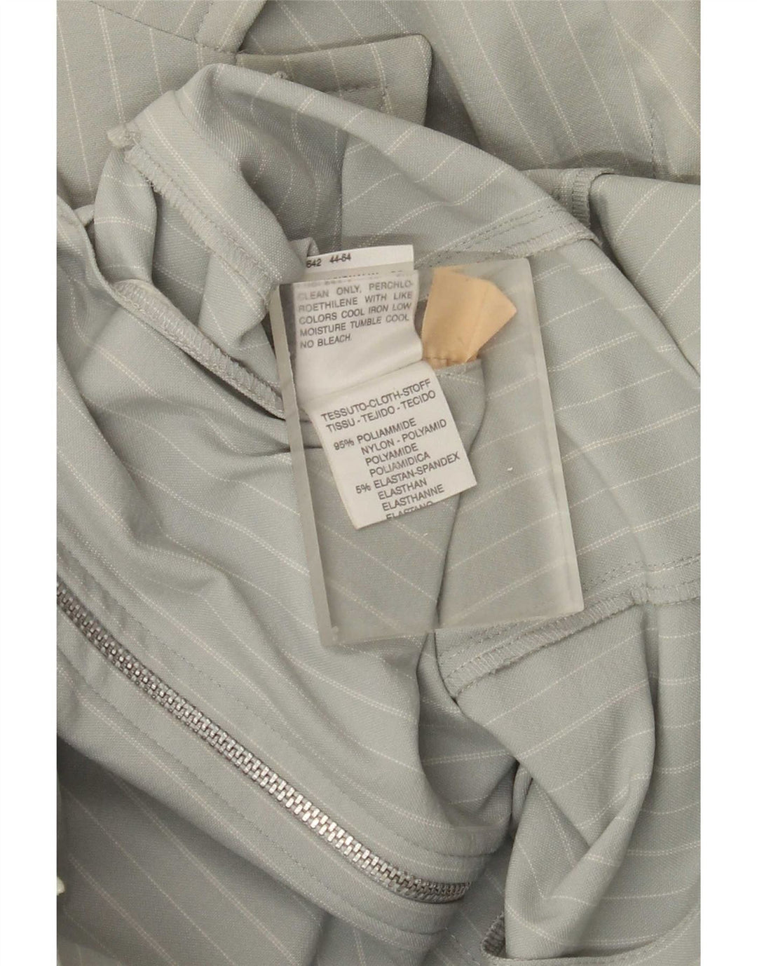 Marella Dame Blazer Jacket UK 12 Medium Grøn Stribet Polyamid