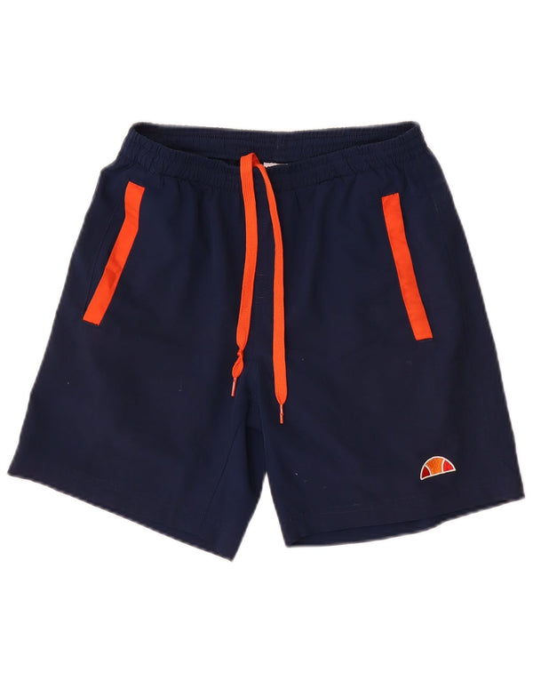 Ellesse Boys Sports Shorts 11-12 År Marineblå Polyester