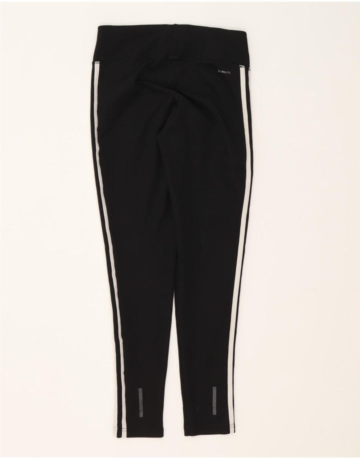 Adidas Womens Climalite Leggings UK 8 Small Black Polyester
