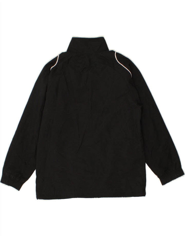 PUMA Boys Tracksuit Top Jacket 9-10 Years Medium Black Polyester Vintage Puma and Second-Hand Puma from Messina Hembry 
