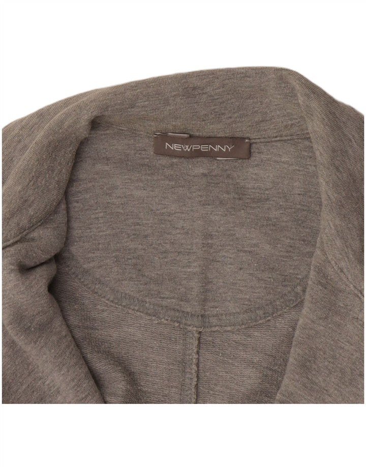 NY PENNY Dame 2 Button Blazer Jacket UK 10 Small Grey