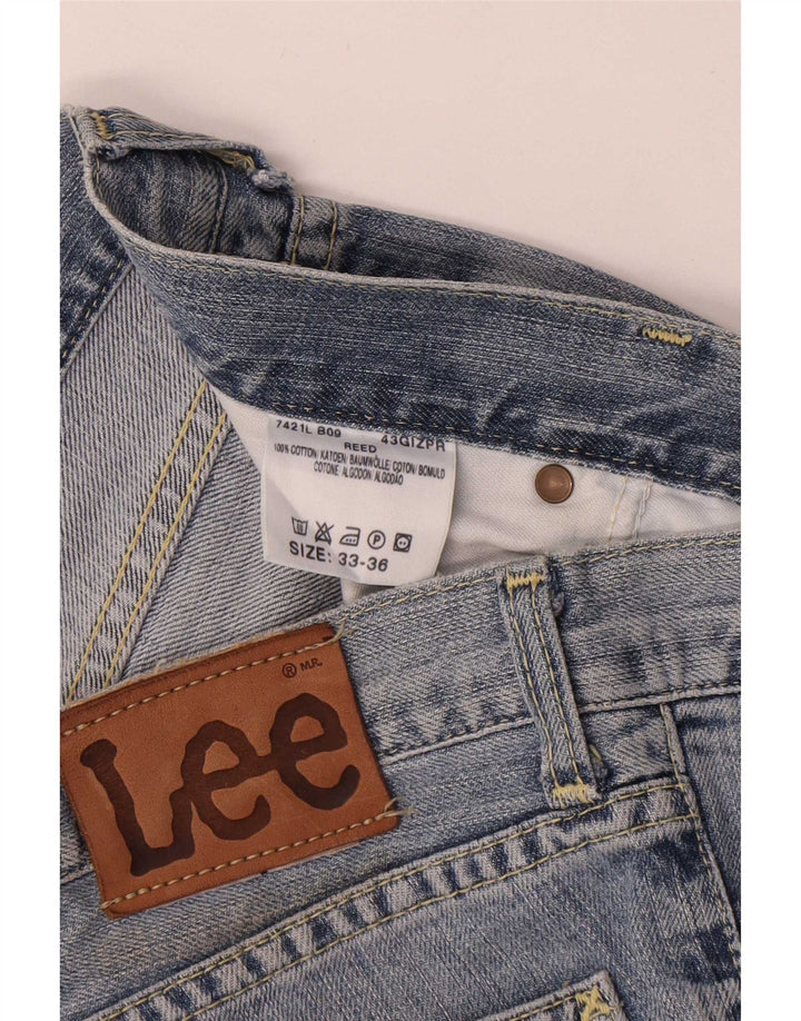Lee Dame REED Bootcut Jeans W33 L36 Blå Bomuld