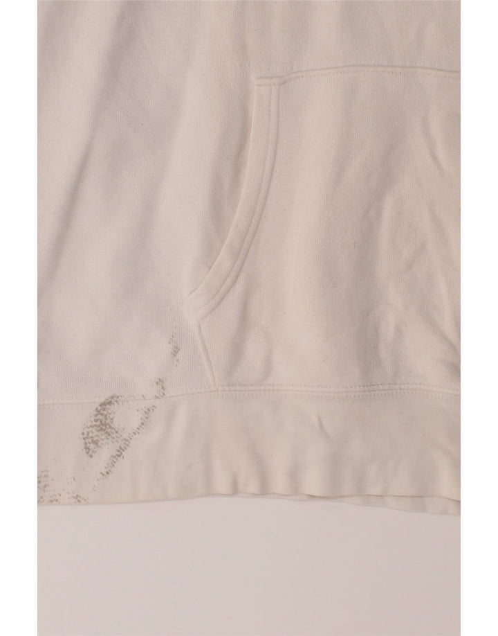 LEVI'S Mens Graphic Hoodie Jumper XL White Cotton Vintage Levi's and Second-Hand Levi's from Messina Hembry 