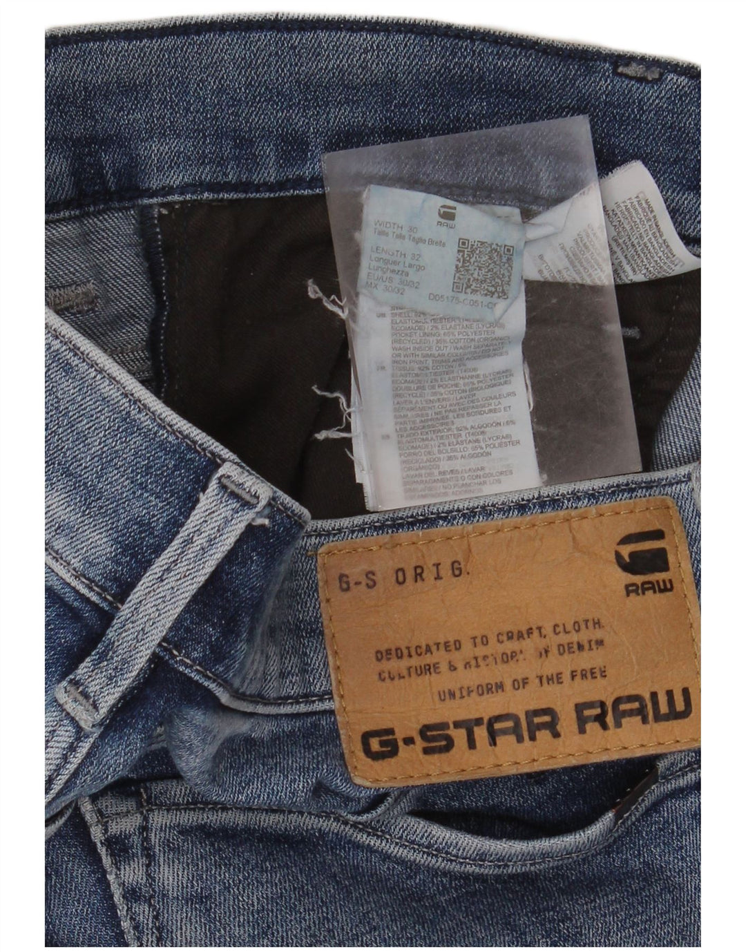 G-STAR Dame 3301 Skinny Jeans W30 L32 Blå Bomuld
