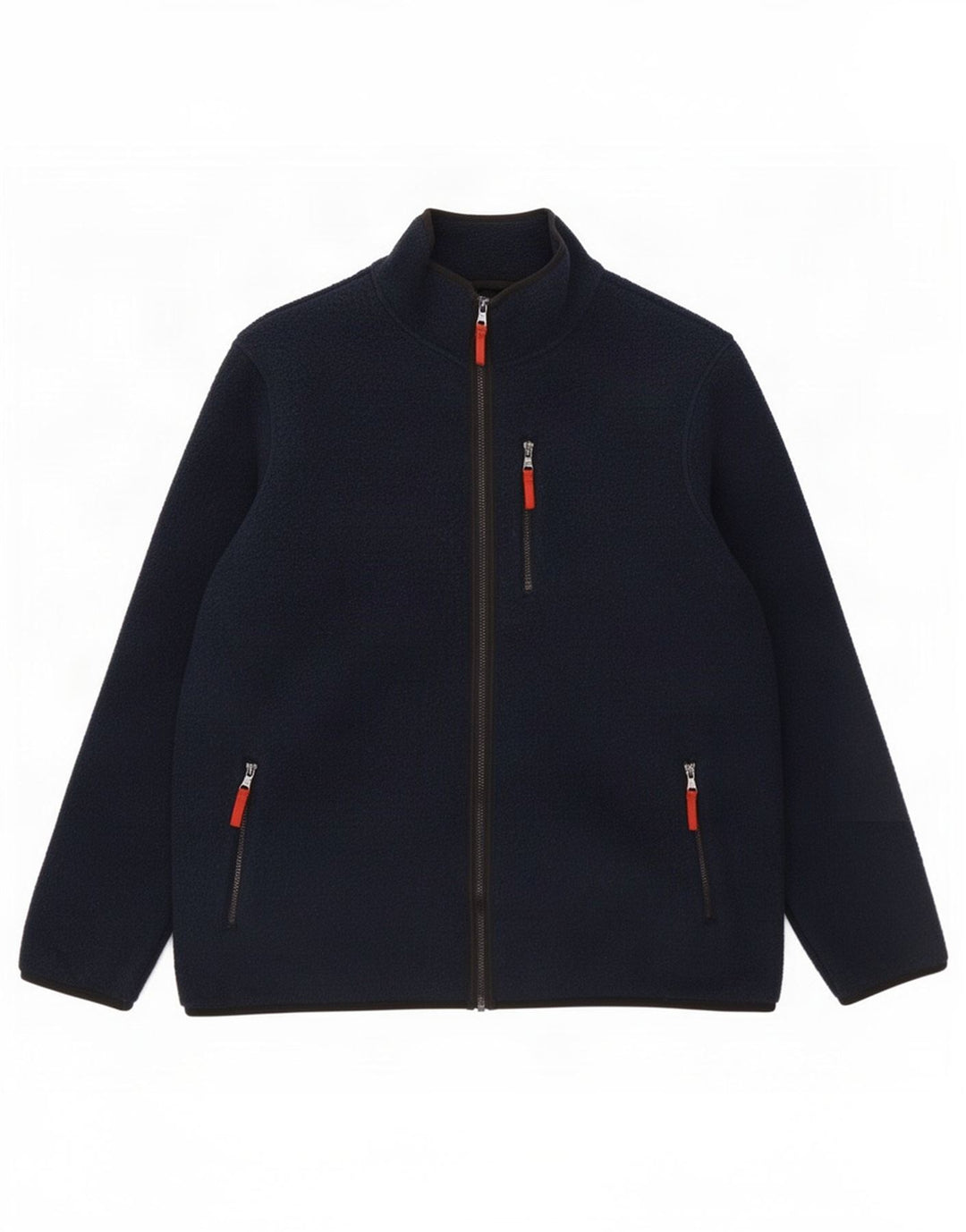 Marks & Spencer Fleecejakke til mænd UK 46 3XL Navy Blue Polyester