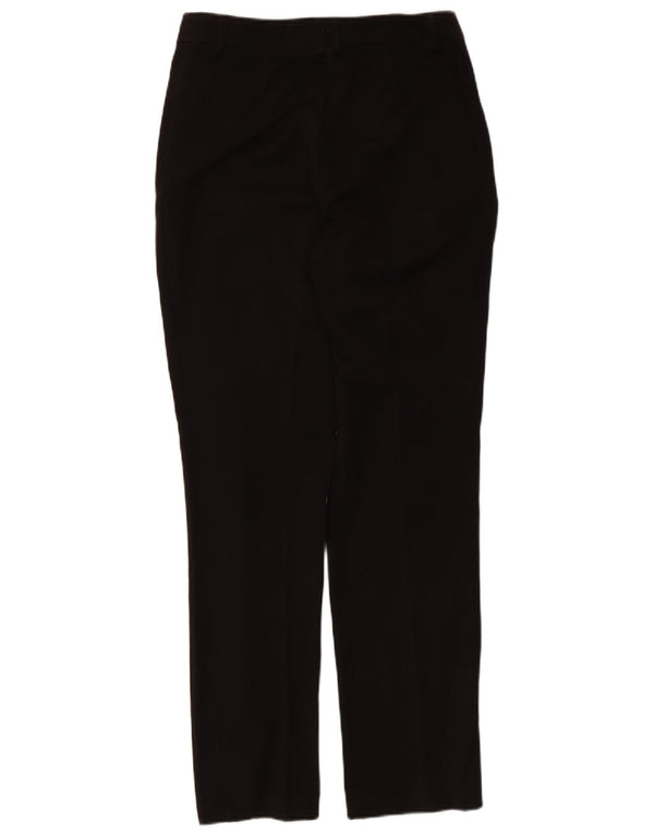 Marks & Spencer Womens Regular Chino Trousers UK 8 Small W28 L29 Black