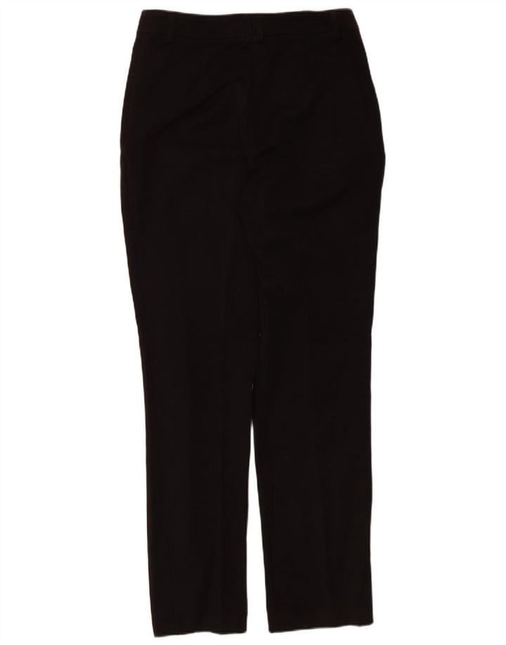 Marks & Spencer Womens Regular Chino Trousers UK 8 Small W28 L29 Black
