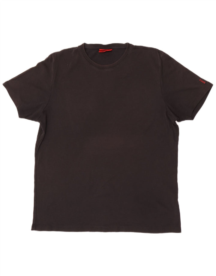 Hugo Boss Herre T-Shirt Top 2XL Sort Bomuld