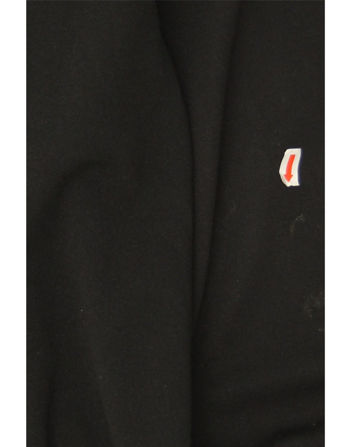 Lotto Herre Zip Neck Sweatshirt Jumper XL Sort Polyester