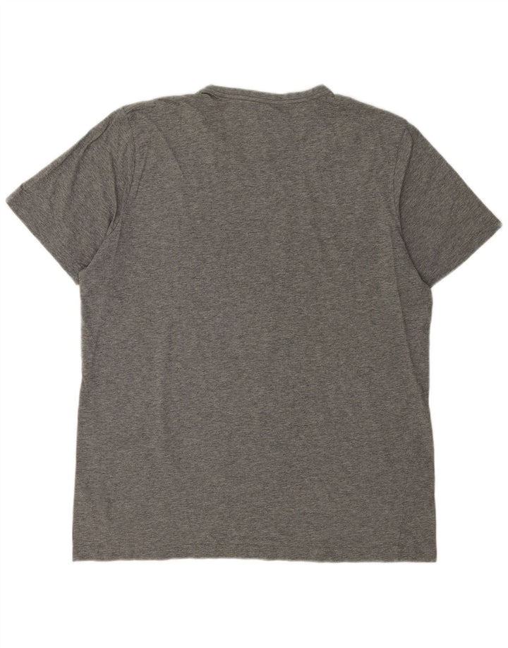 Puma Herre grafisk T-shirt Top Stor grå flækket bomuld