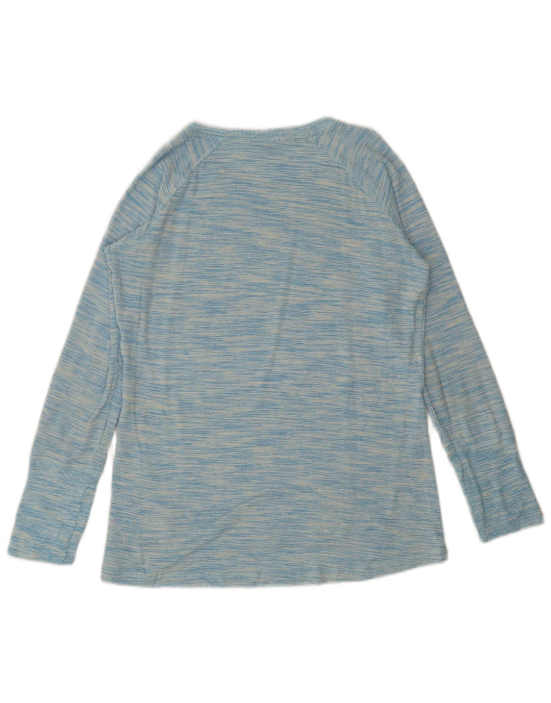 Champion Dame Top Langærmet UK 14 Medium Blue Flecked Rayon