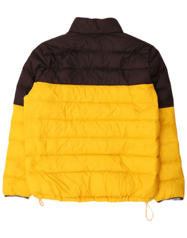 Jack Wolfskin Herre polstret jakke UK 44/46 XL Gul Colourblock