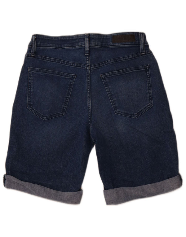 DKNY Dame denim Shorts US 8 Medium W28 Marineblå Bomuld