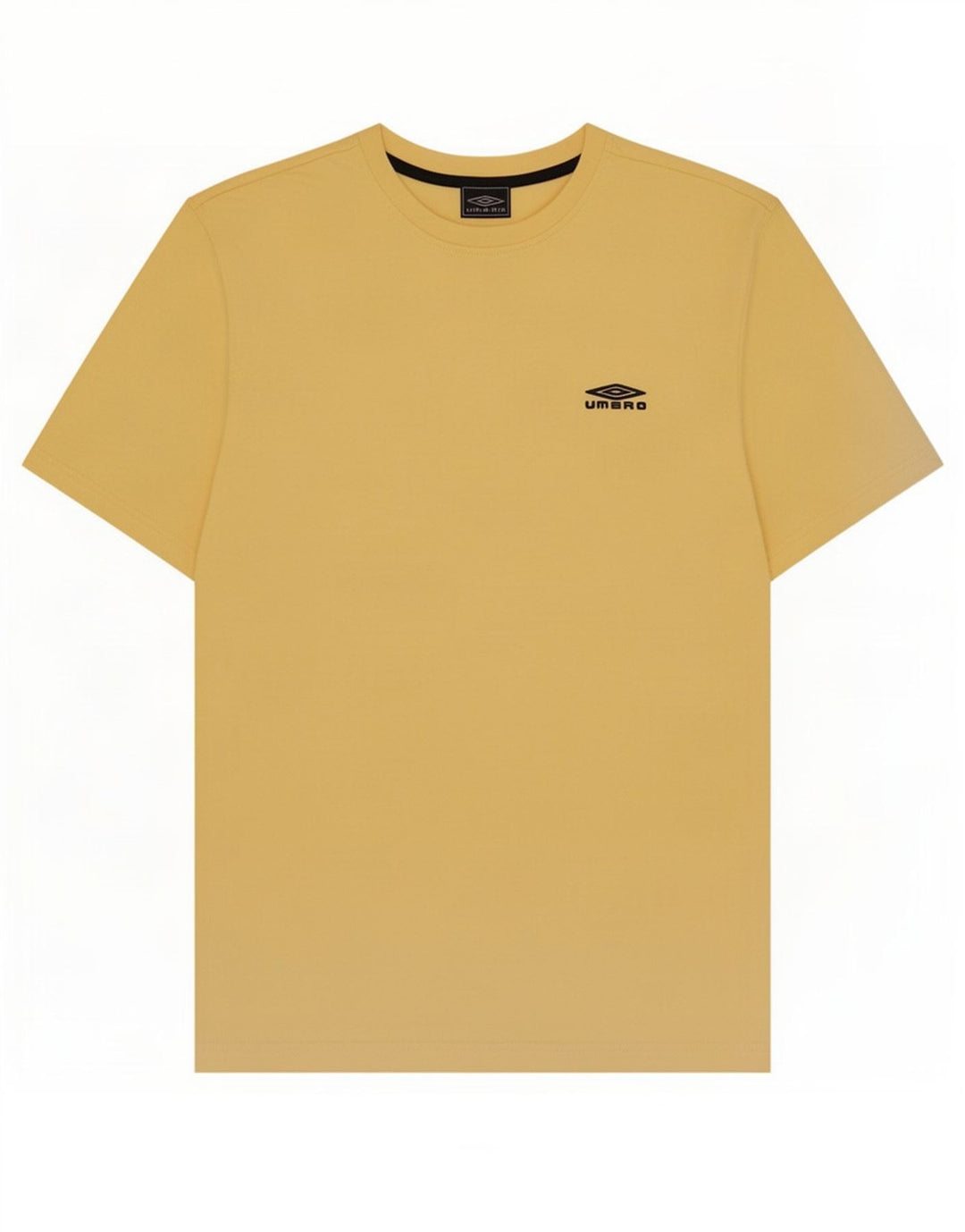 Umbro Herre T-Shirt Top Medium Gul Polyester