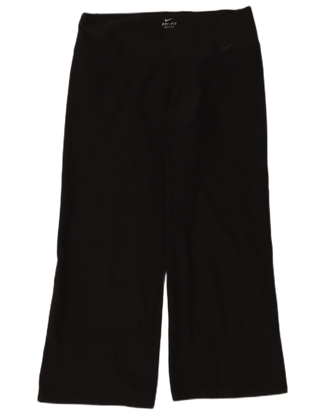 NIKE Dri Fit træningsdragtsbukser til kvinder UK 16 Stor sort polyester
