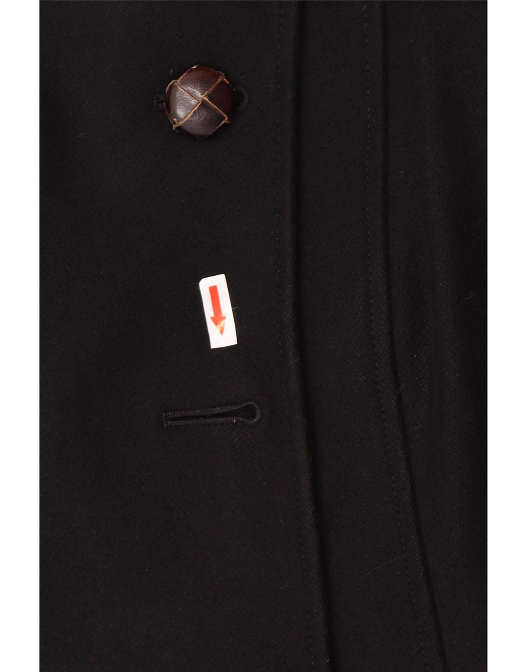 Patrizia Pepe Trench Coat til kvinder IT 42 Medium Sort Uld