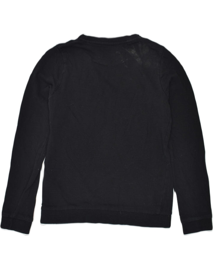 GUESS Girls Graphic Sweatshirt Jumper 11-12 Years Black Cotton | Vintage | Thrift | Second-Hand | Used Clothing | Messina Hembry 