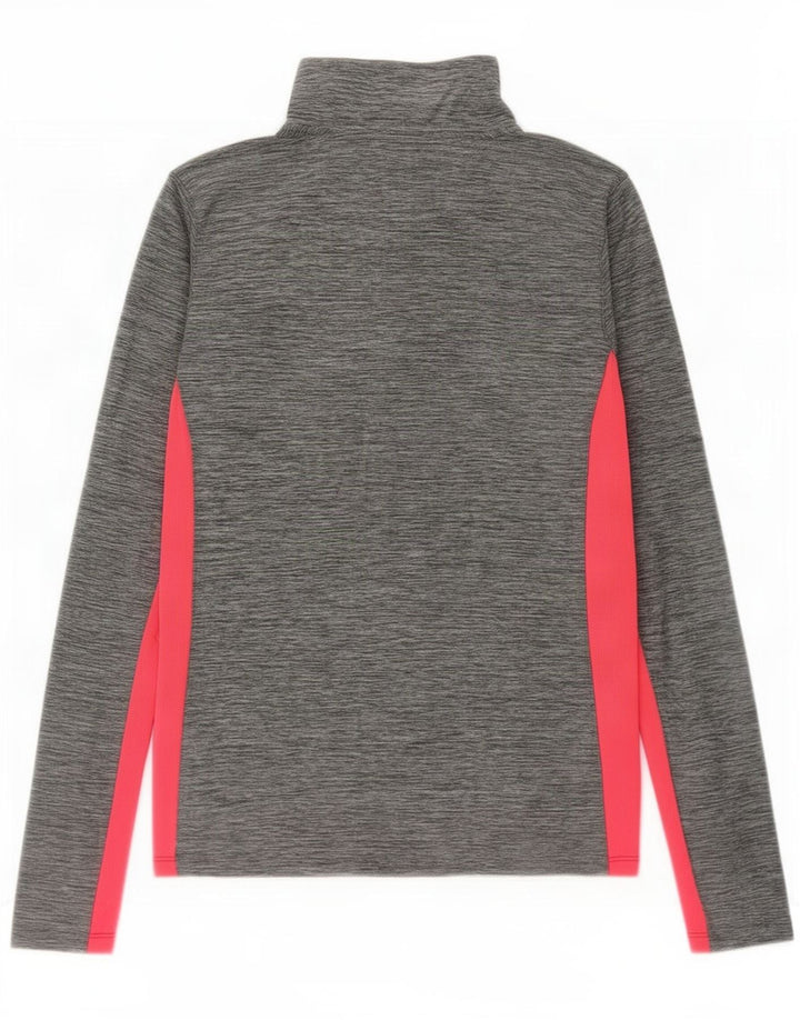 New Balance Dame Pullover Træningsdragt Top UK 12 Medium Grey Colourblock