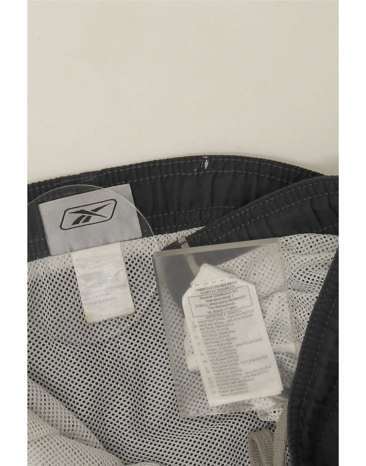 Reebok Badeshorts til mænd, store grå polyester