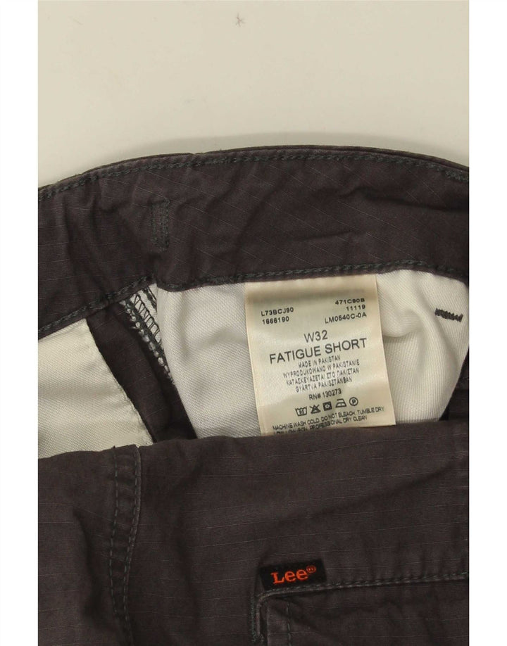 Lee Herre Cargo Shorts W32 mellemgrå bomuld