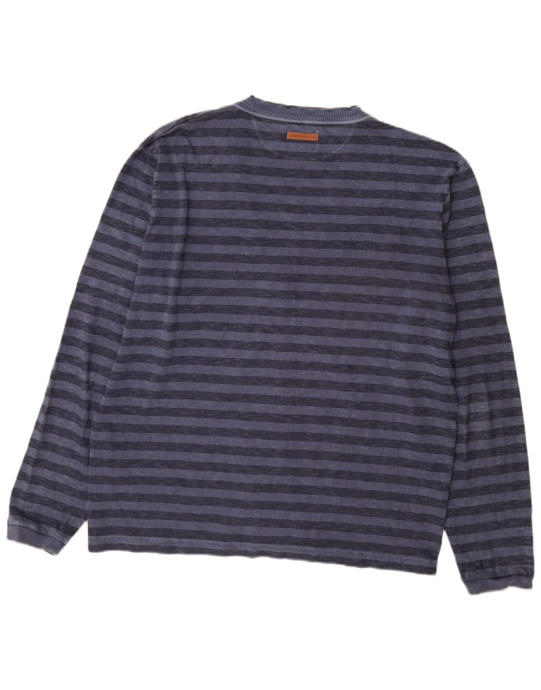 Marlboro Classics Herre Cardigan Sweater 2XL Blå Stribet Bomuld