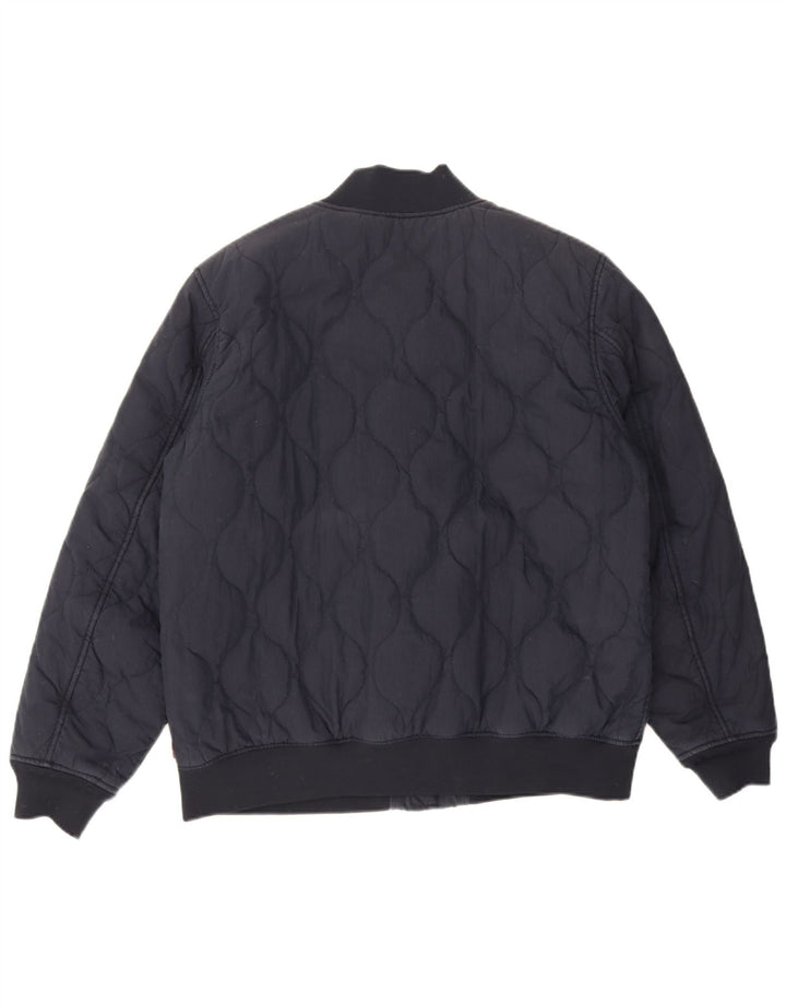 Levi's Bomber polstret jakke til mænd UK 42 XL marineblå bomuld