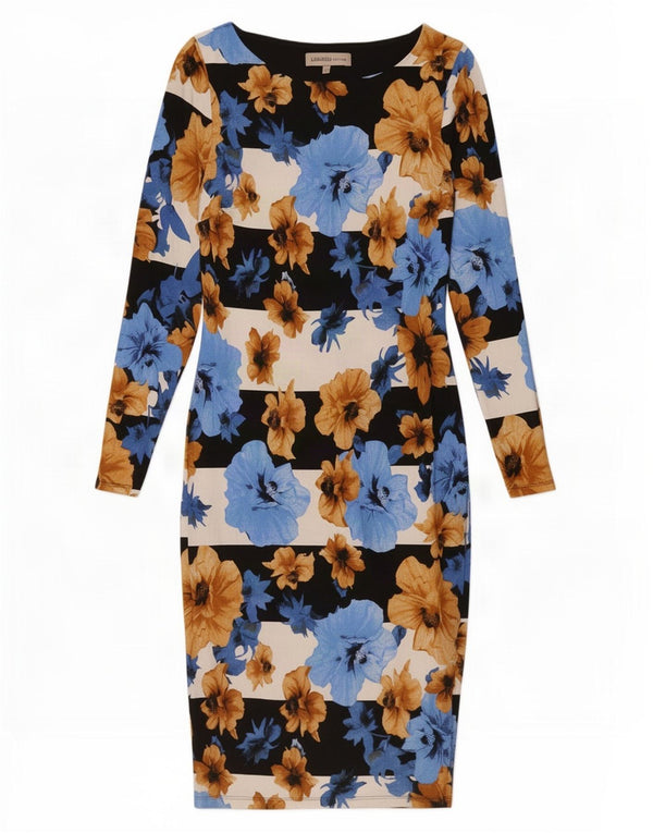 Marks & Spencer Womens Bodycon Dress UK 10 Small Multicolored Floral