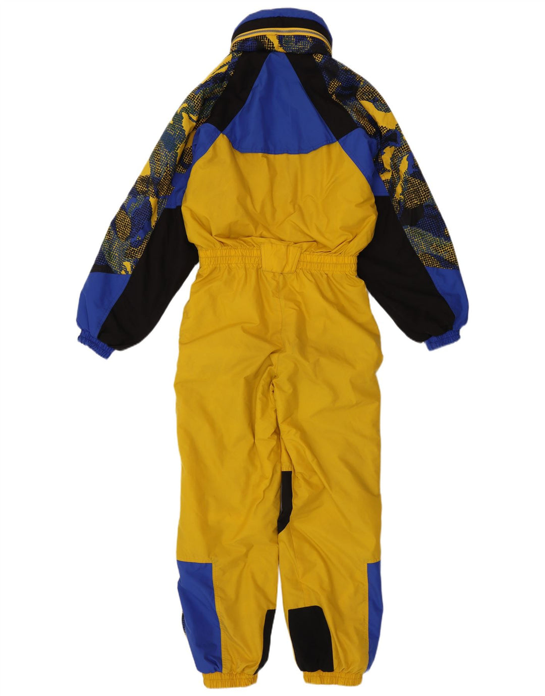 Fila Boys Ski Jumpsuit 13-14 År Gul Geometrisk Polyamid