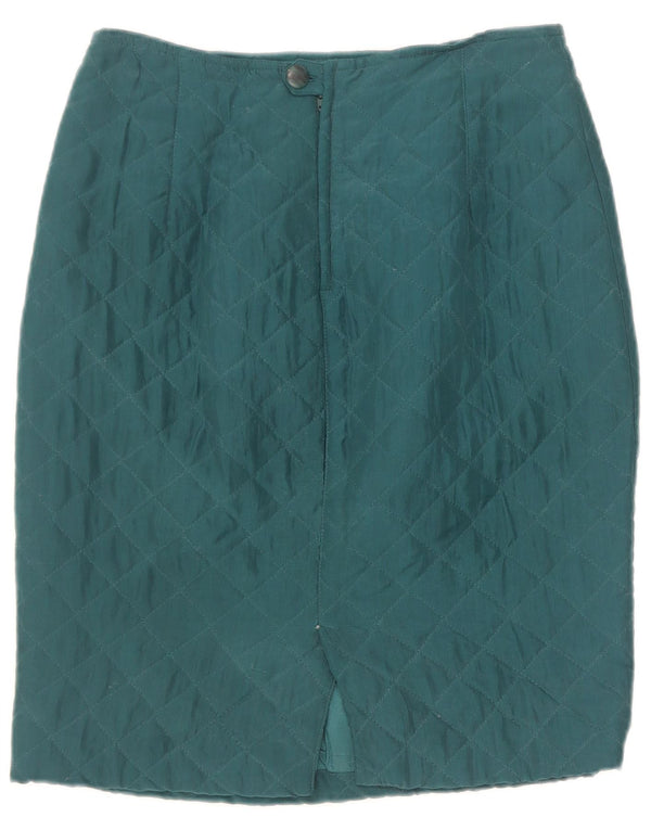 Colmar Womens Ten Yards Quilted Pencil Skirt IT 48 Medium W29 Grøn