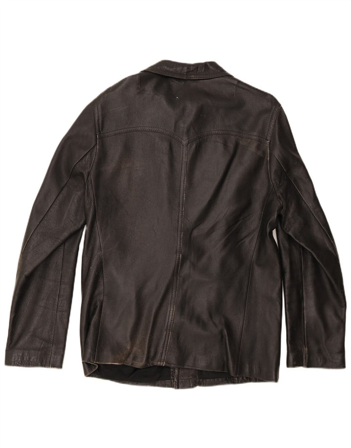 Vintage herre læderjakke UK 36 Small Black