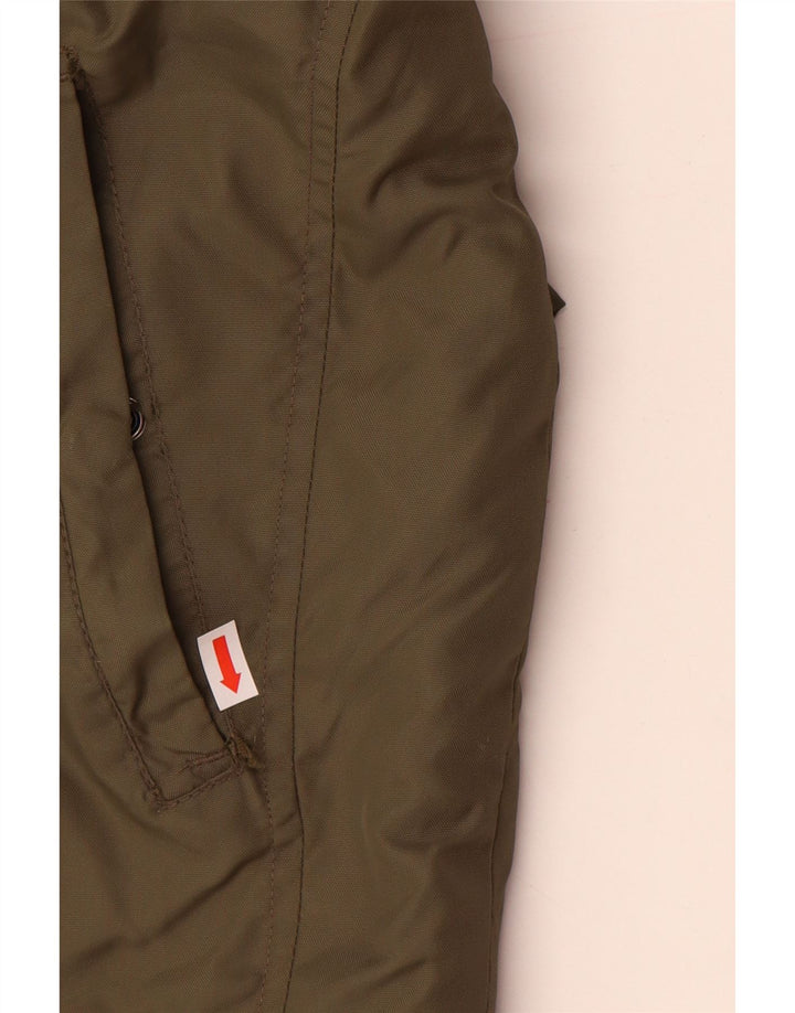 ZARA Bomberjakke til mænd UK 38 Medium Khaki Nylon