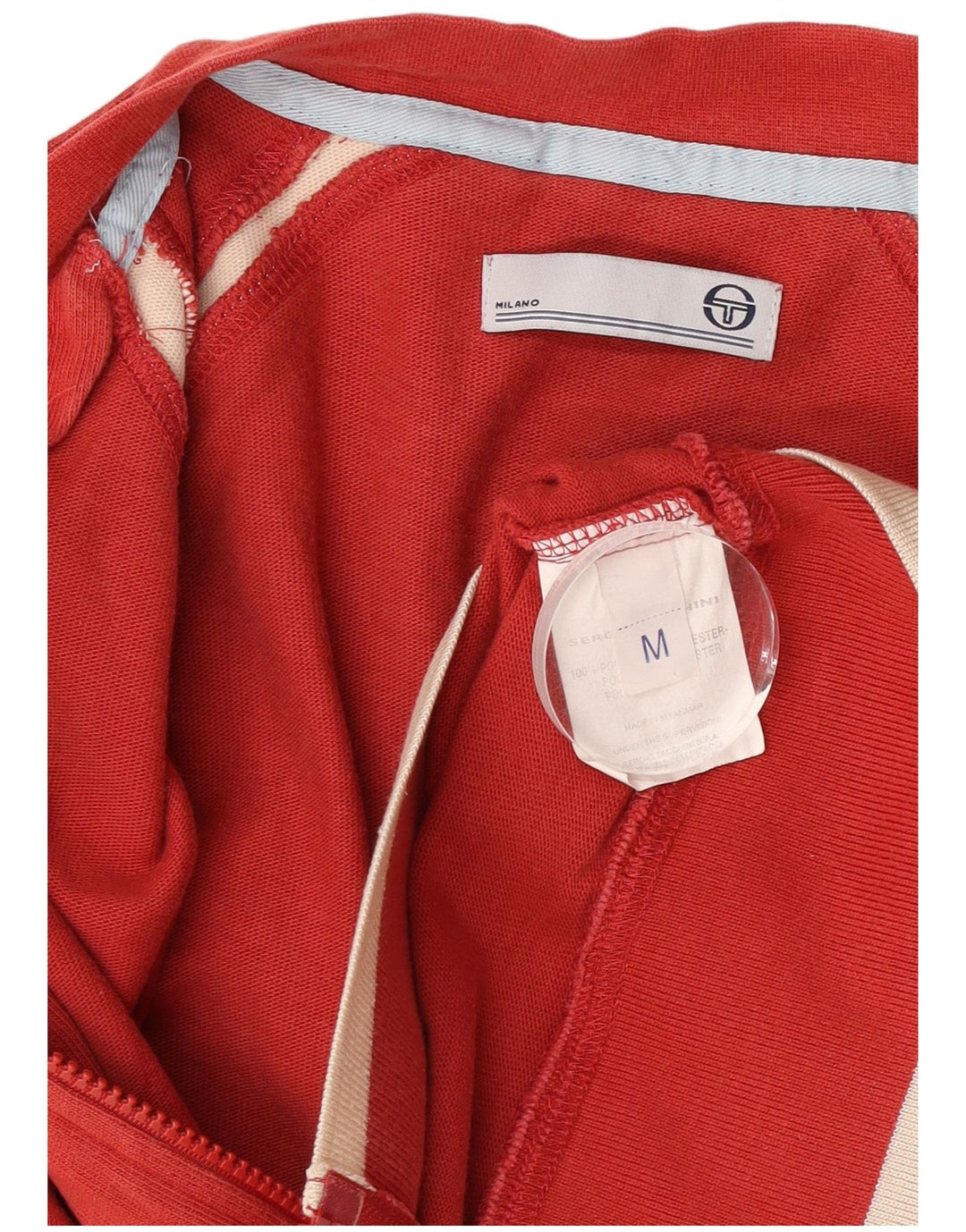 Sergio Tacchini Herre træningsdragt Topjakke Medium Rød Polyester