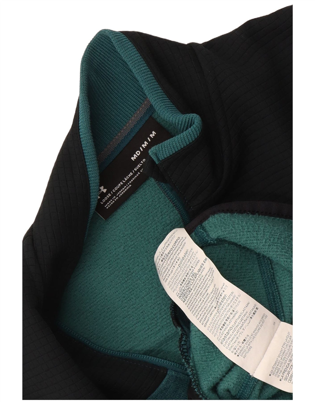Under Armour Herre Ærmeløs træningsdragt Topjakke Medium Grøn Colourblock