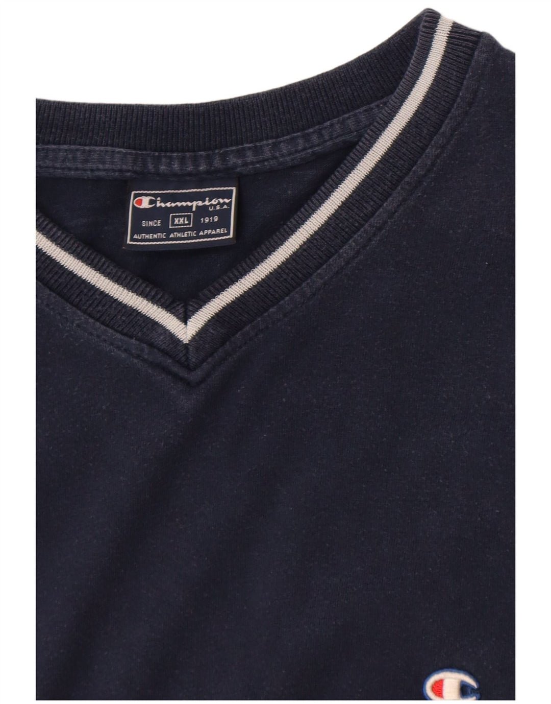 Champion Herre T-Shirt Top 2XL Navy Blue